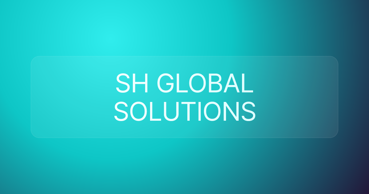 SH GLOBAL SOLUTIONS