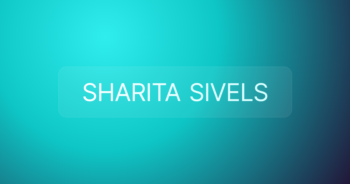 SHARITA SIVELS