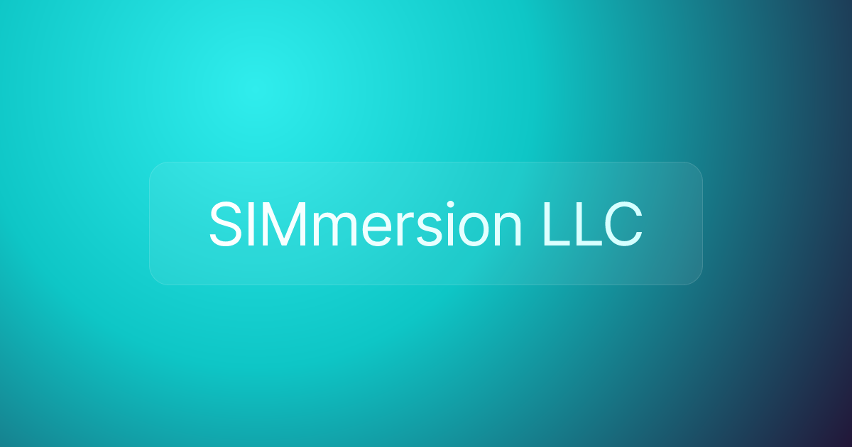 SIMmersion LLC