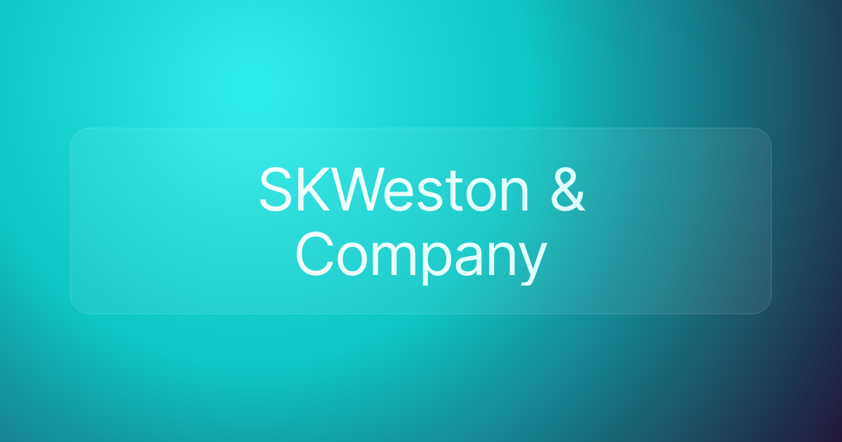 SKWeston & Company