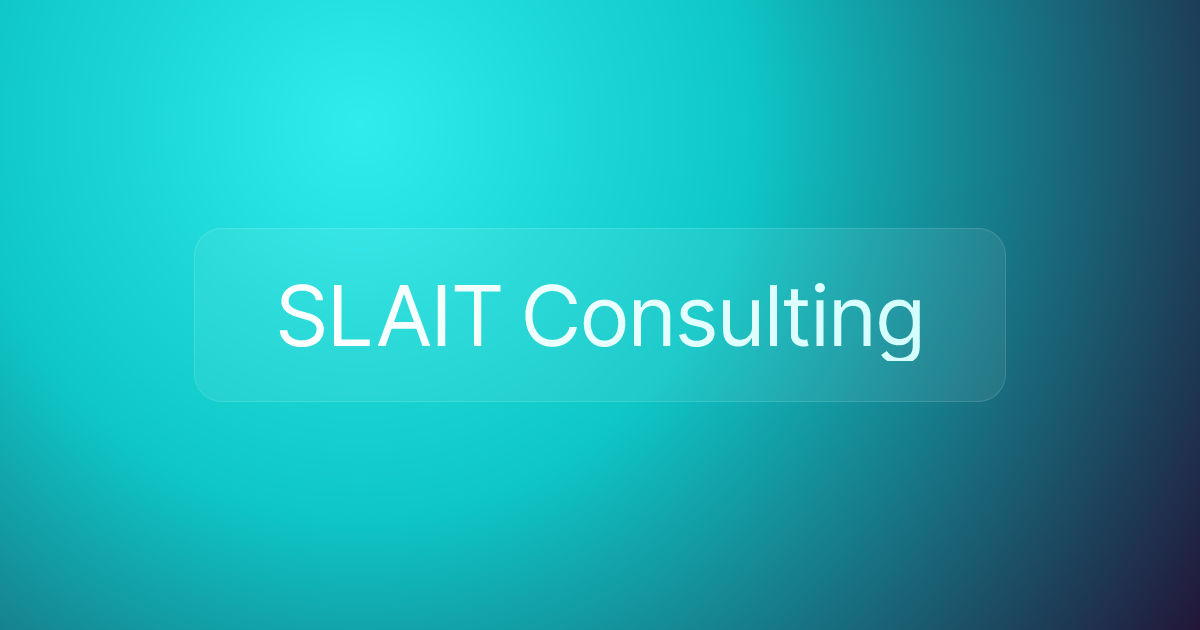 SLAIT Consulting