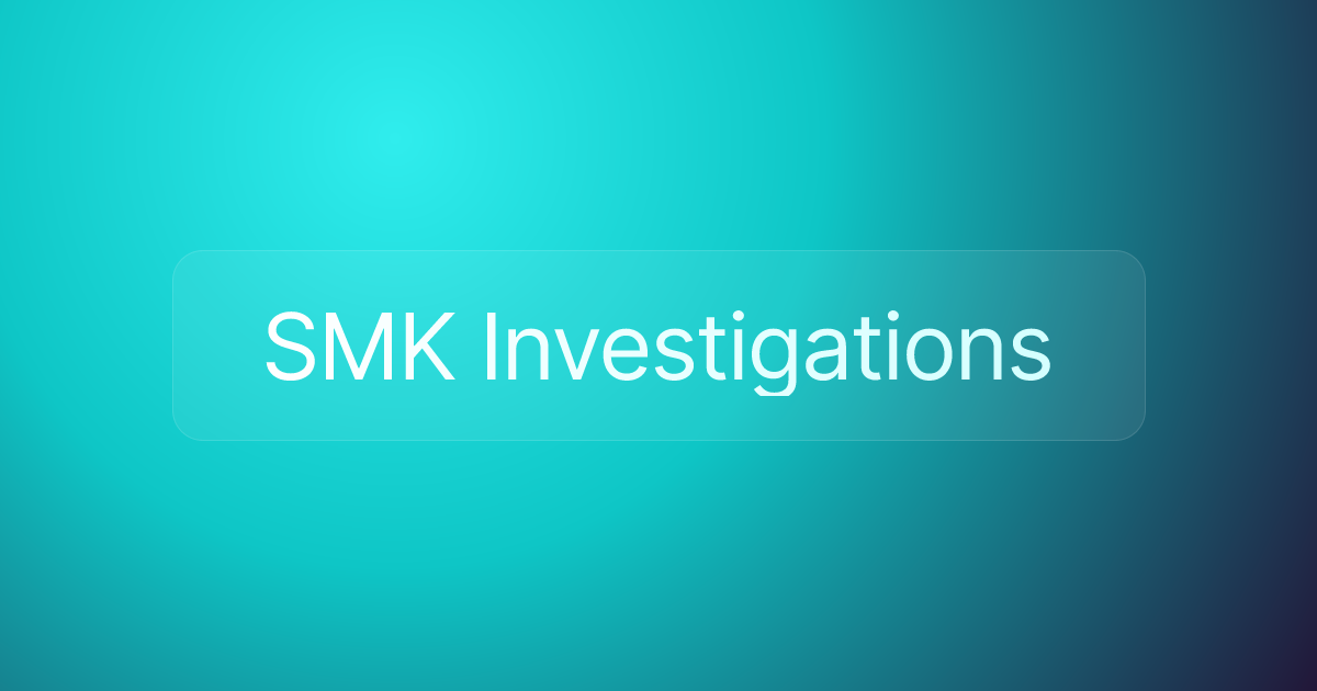 SMK Investigations