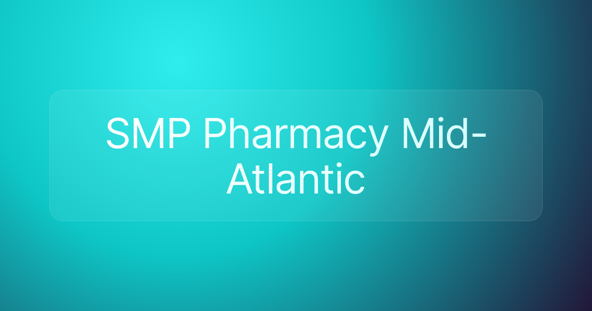 SMP Pharmacy Mid-Atlantic