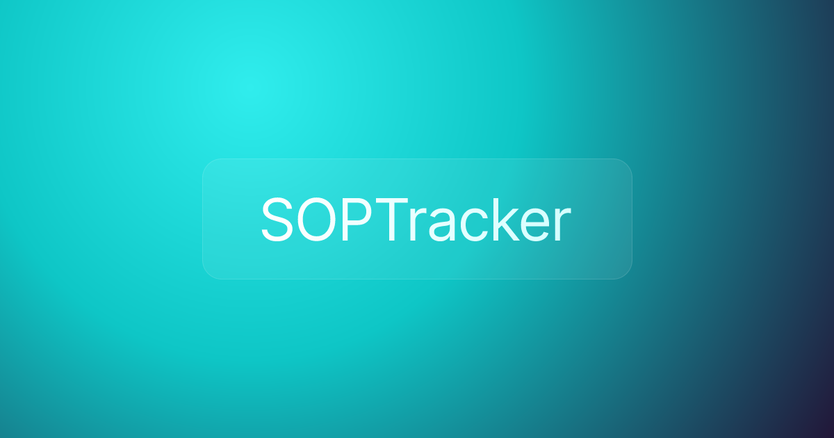 SOPTracker
