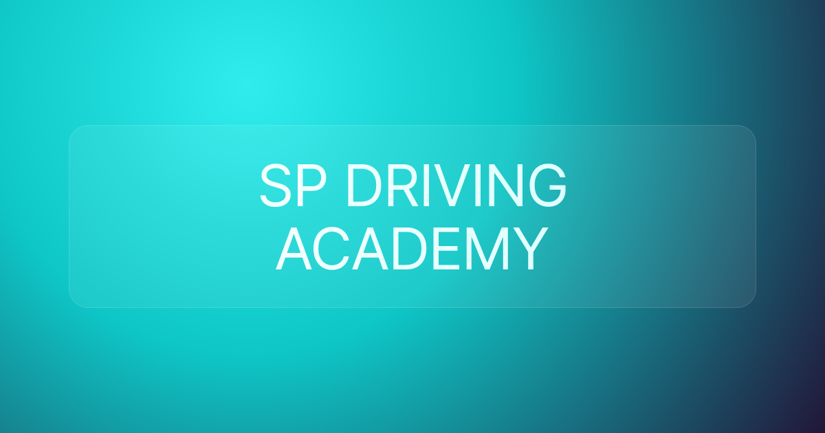 SP DRIVING ACADEMY