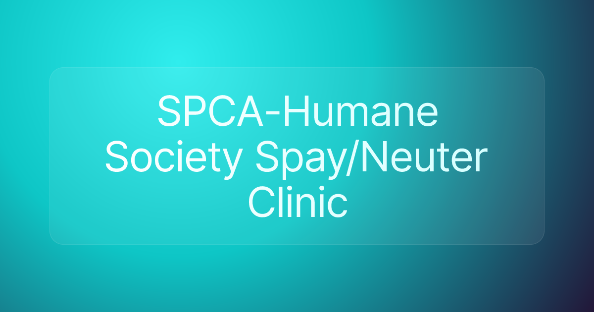 SPCA-Humane Society Spay/Neuter Clinic