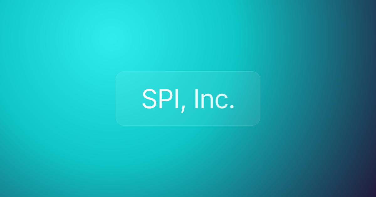SPI, Inc.
