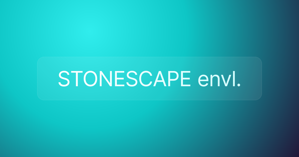 STONESCAPE envl.