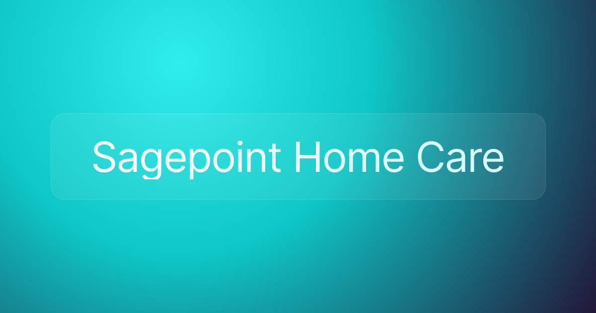 Sagepoint Home Care