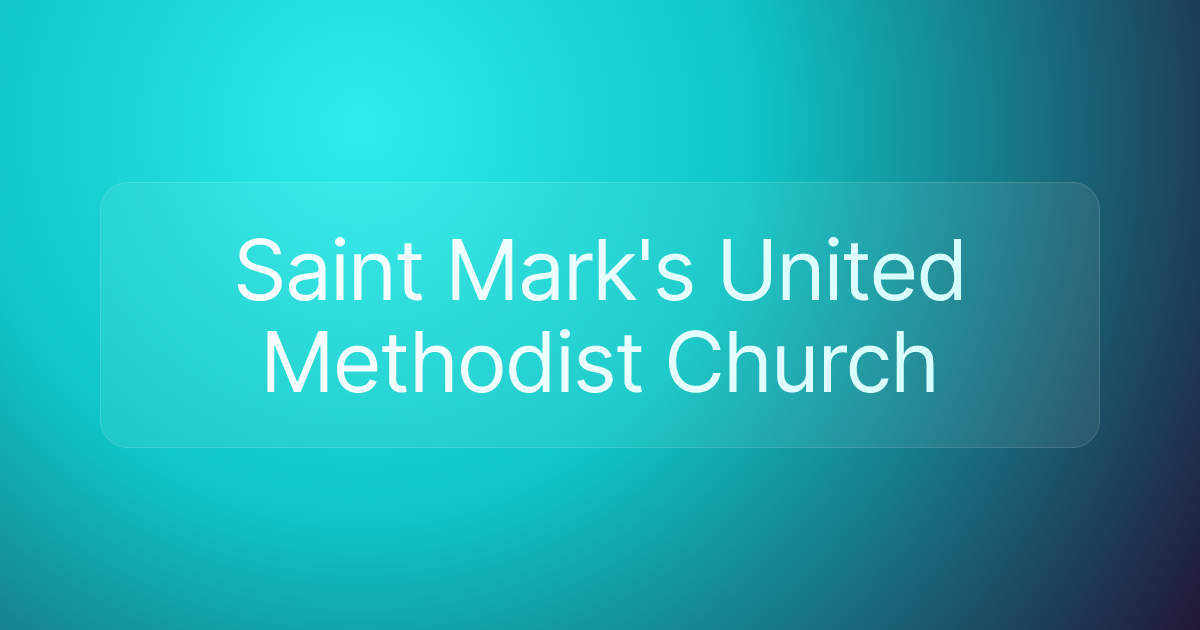 Saint Mark's United Methodist Church