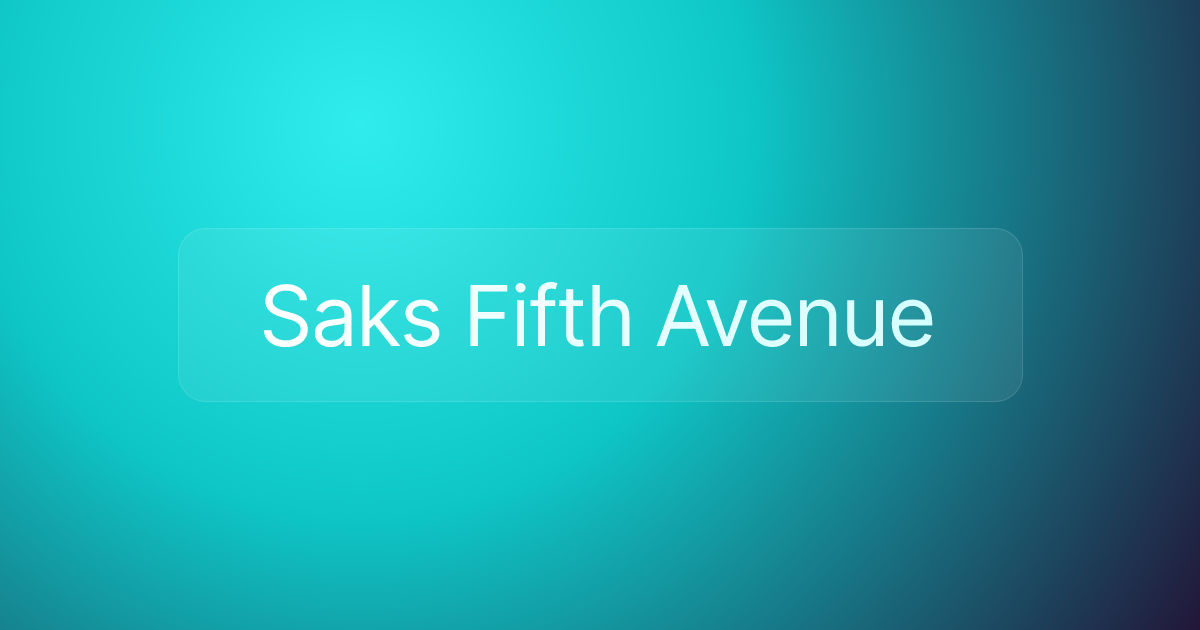 Saks Fifth Avenue