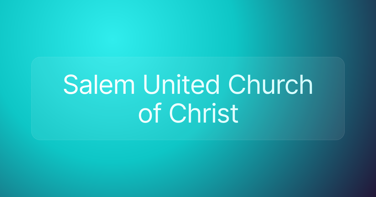 Salem United Church of Christ