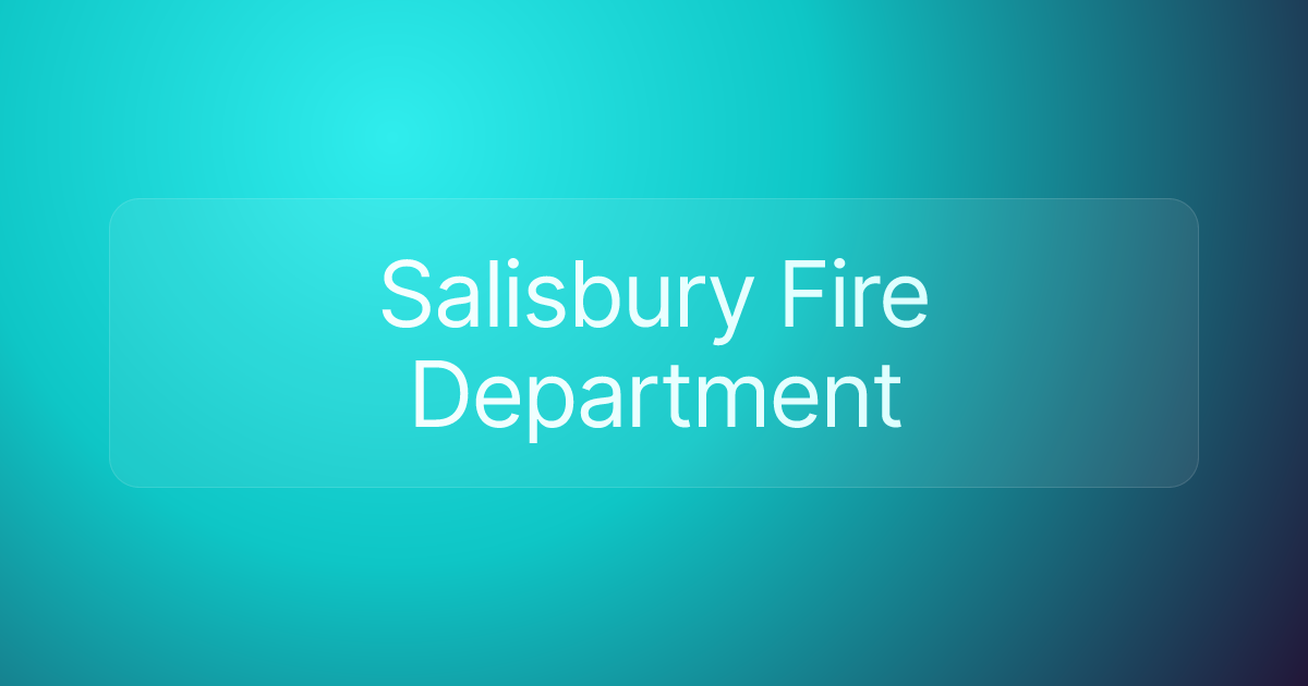 Salisbury Fire Department