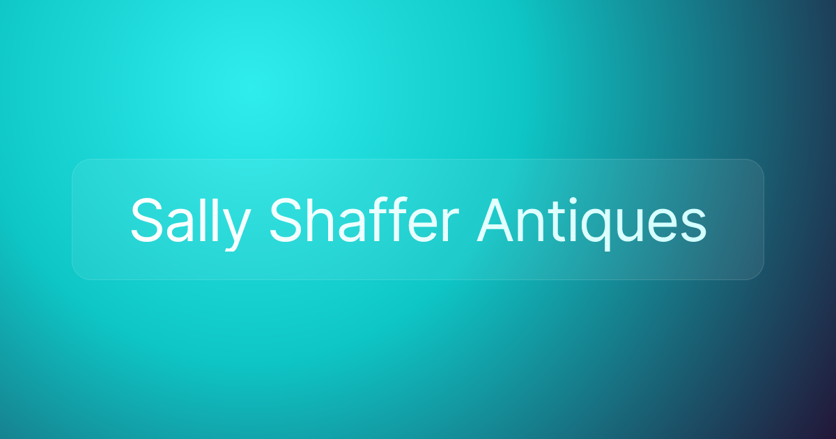 Sally Shaffer Antiques