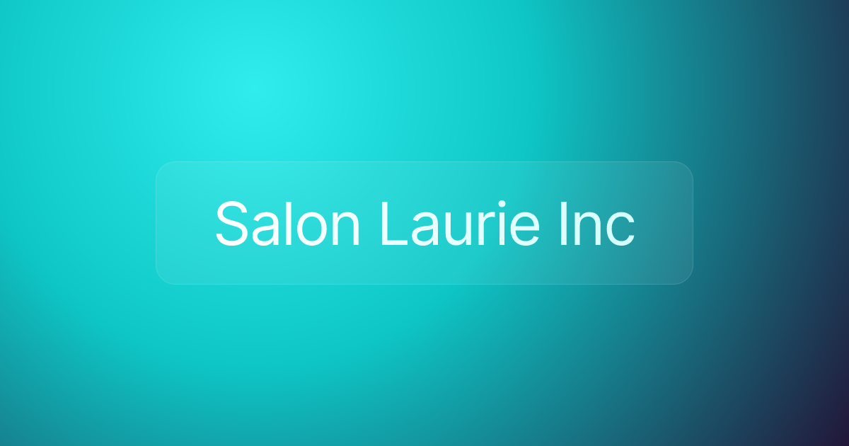 Salon Laurie Inc