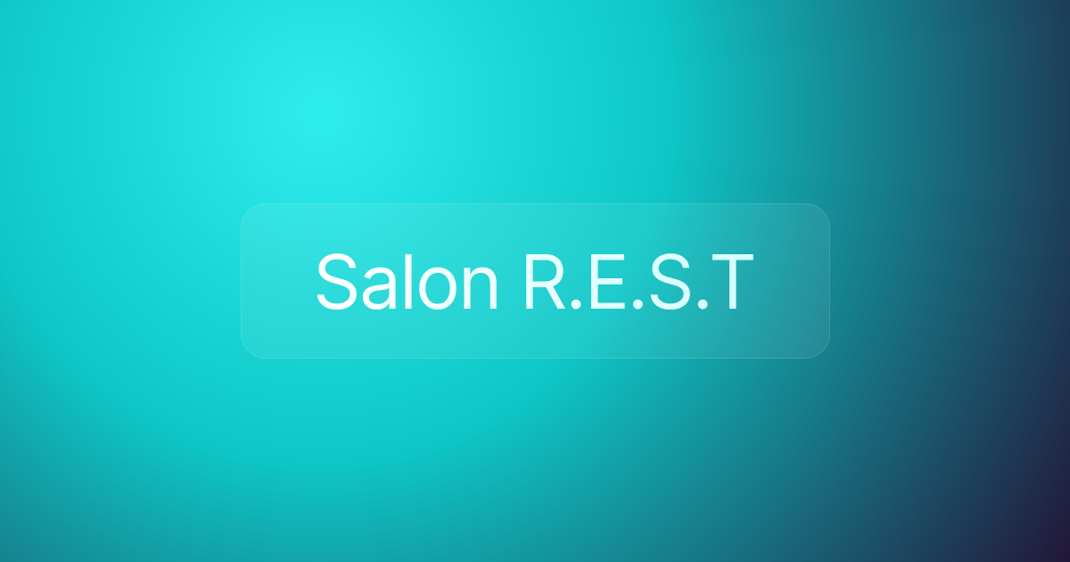 Salon R.E.S.T