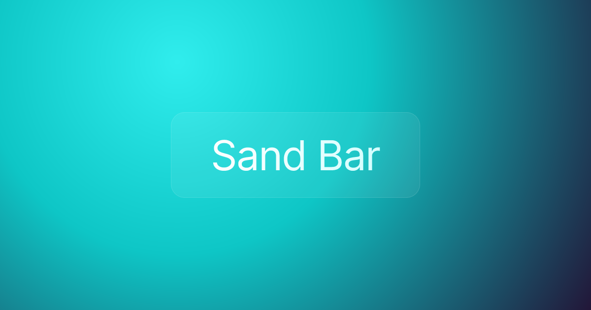 Sand Bar