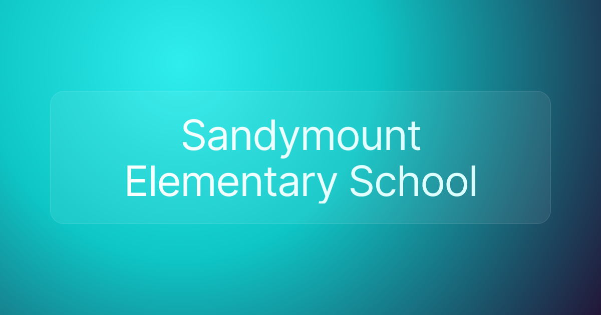 Sandymount Elementary School