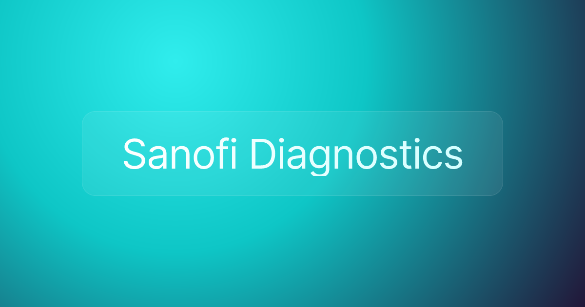 Sanofi Diagnostics