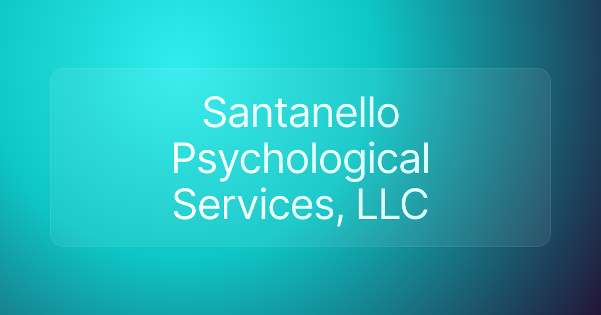 Santanello Psychological Services, LLC