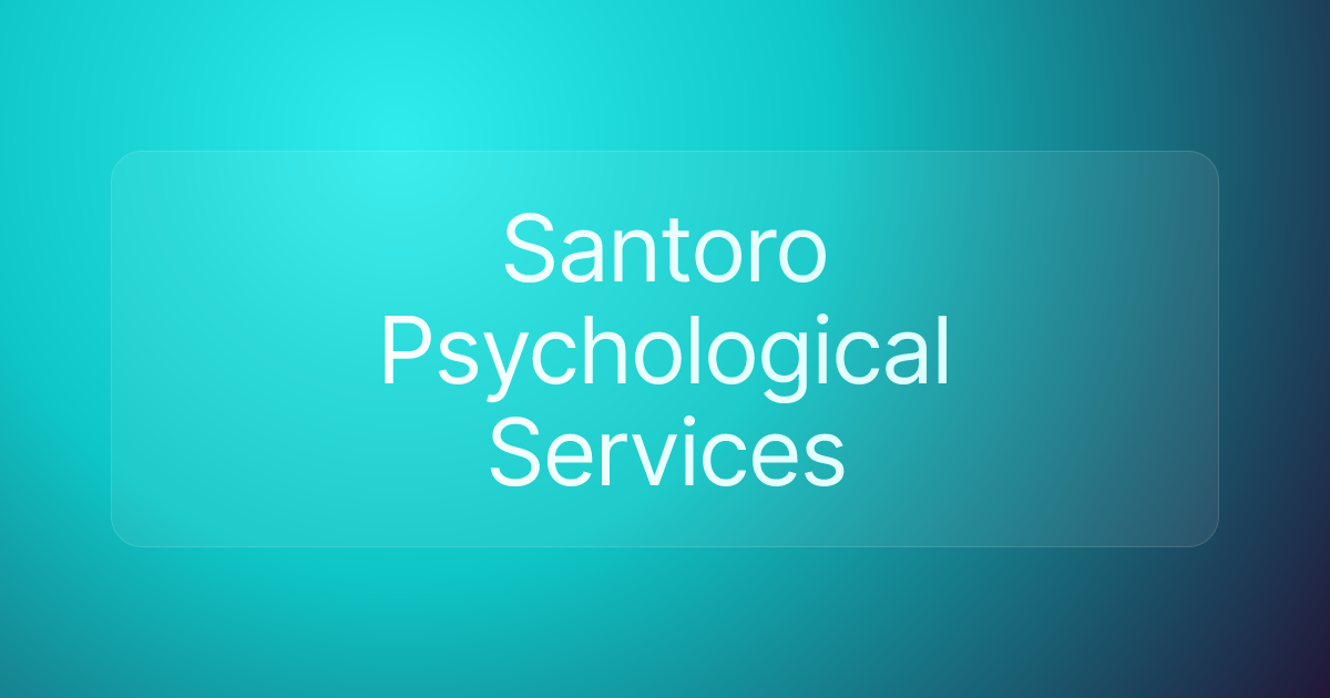 Santoro Psychological Services