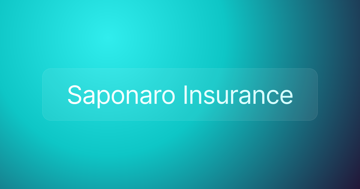 Saponaro Insurance