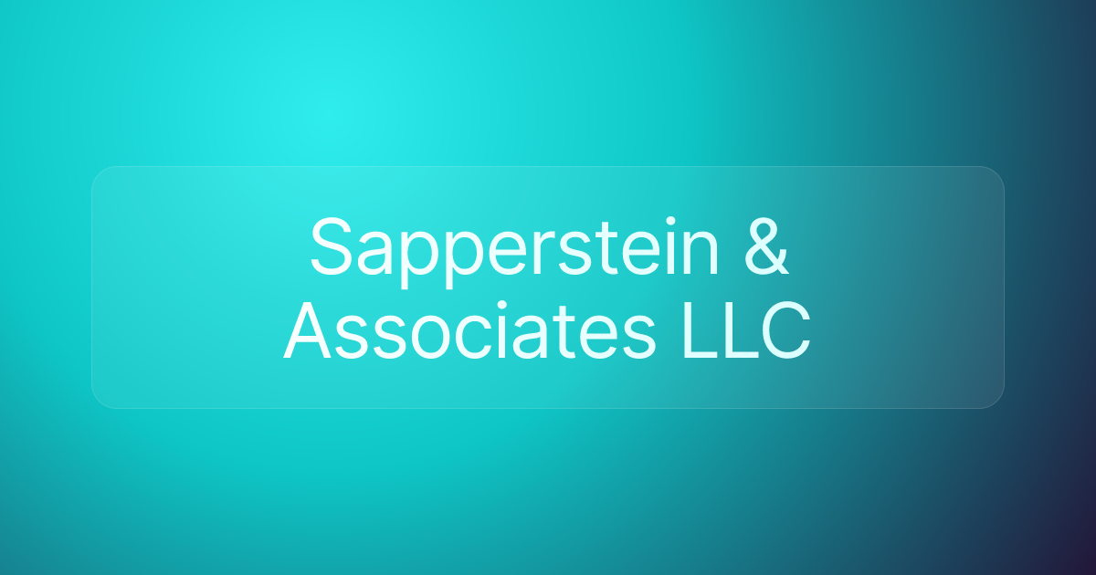 Sapperstein & Associates LLC