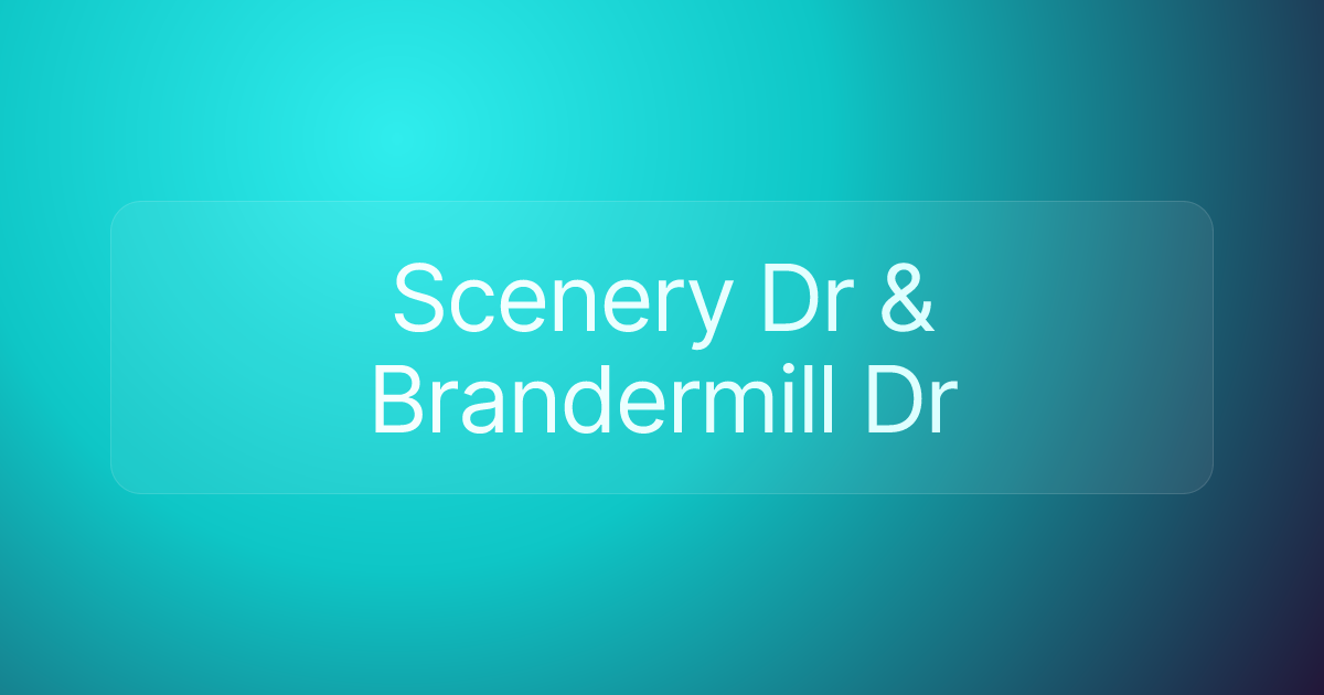 Scenery Dr & Brandermill Dr