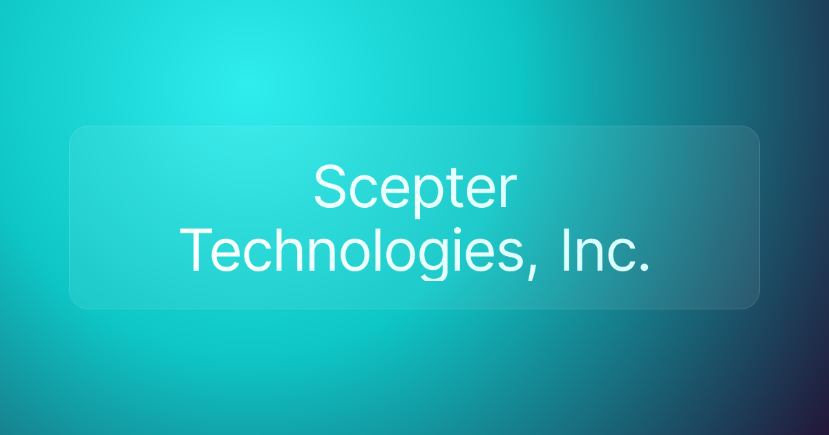 Scepter Technologies, Inc.