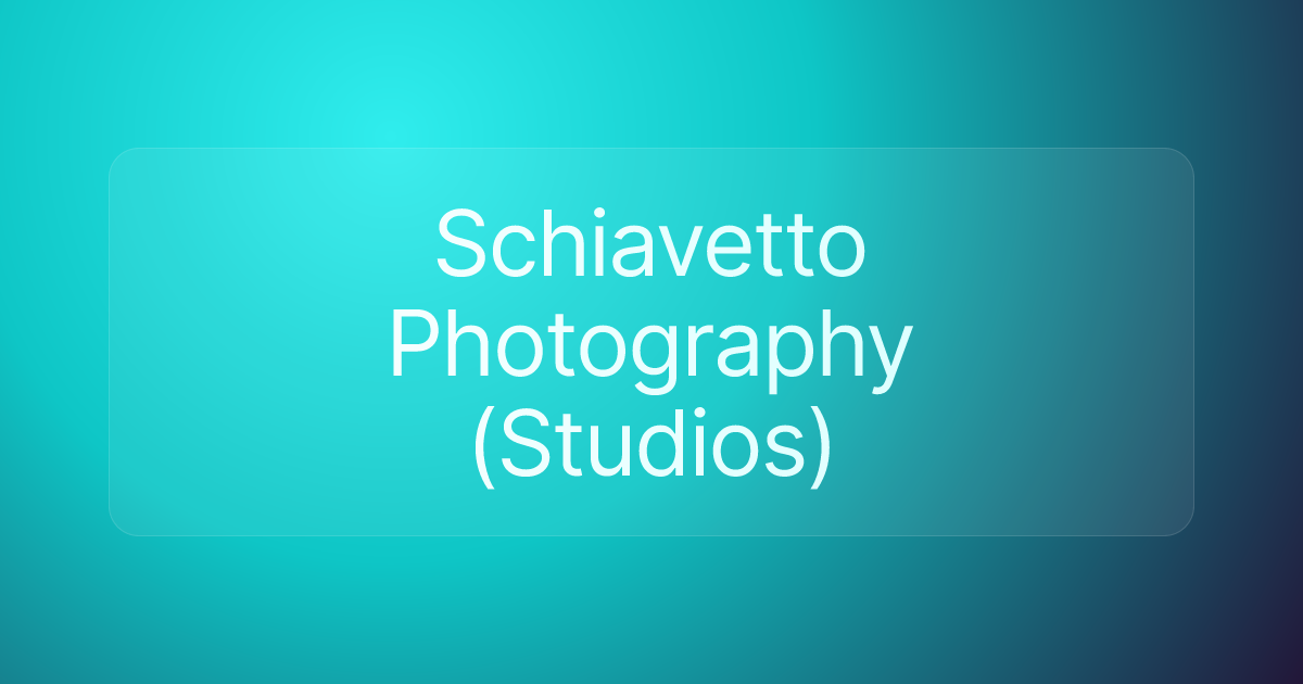 Schiavetto Photography (Studios)