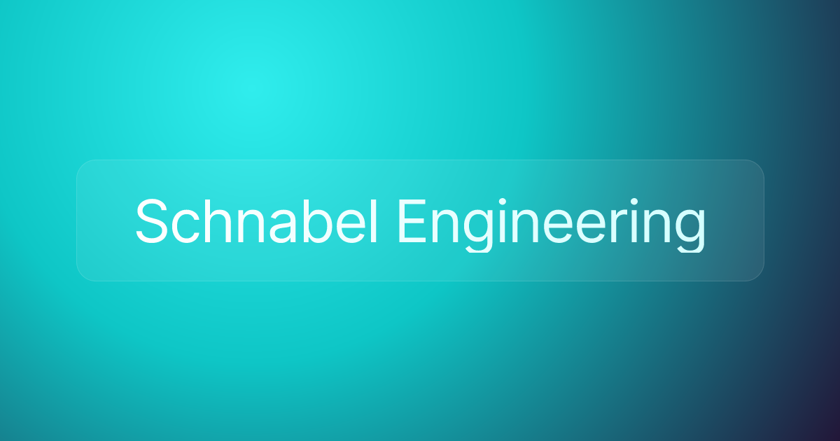 Schnabel Engineering