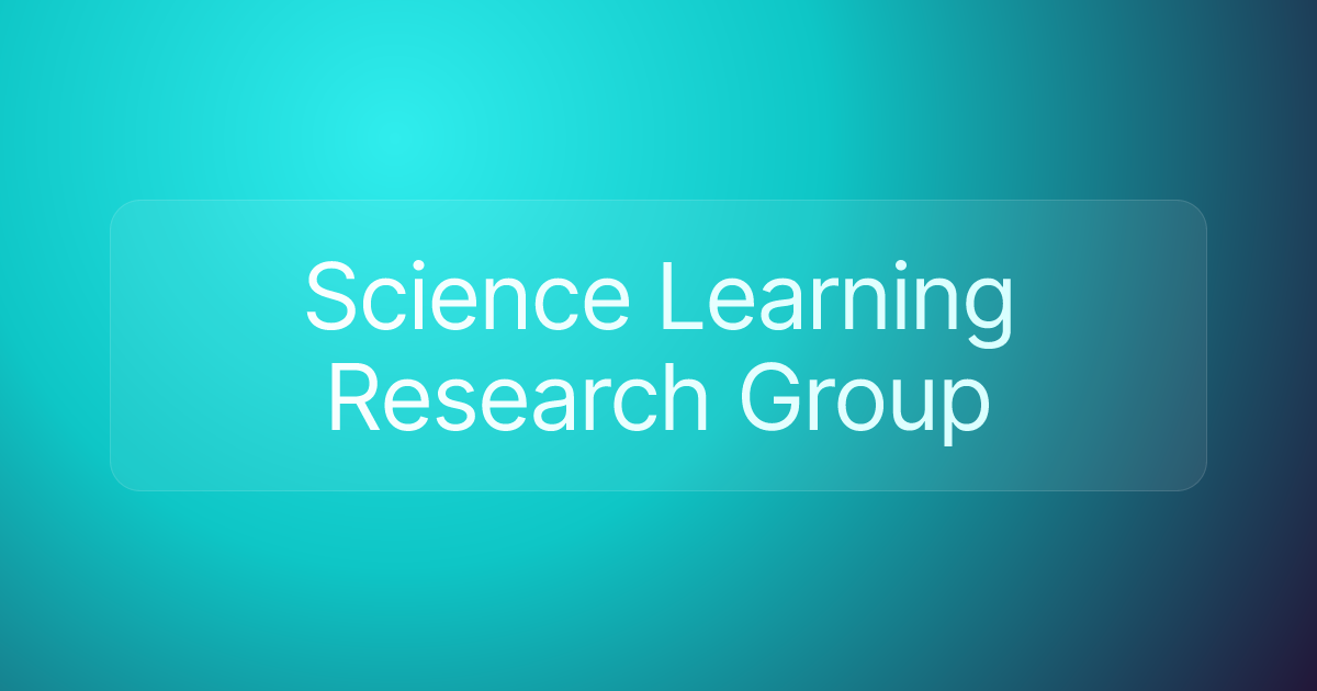 Science Learning Research Group