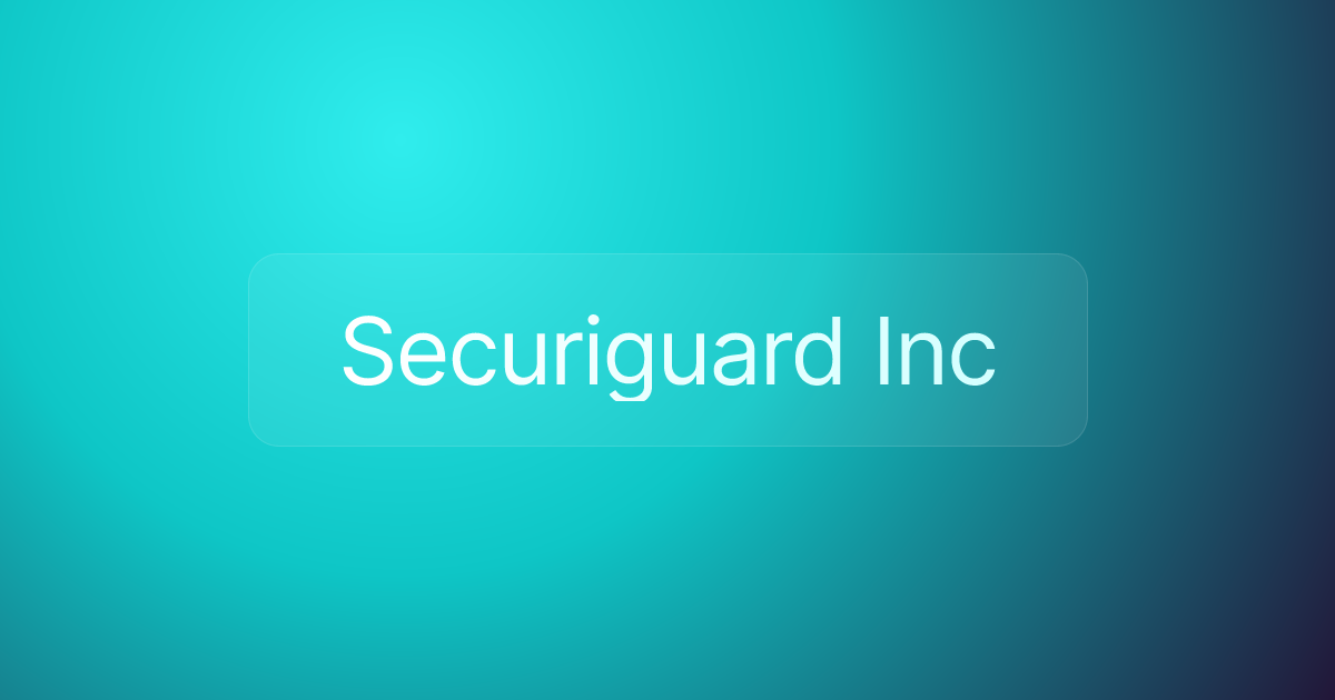 Securiguard Inc