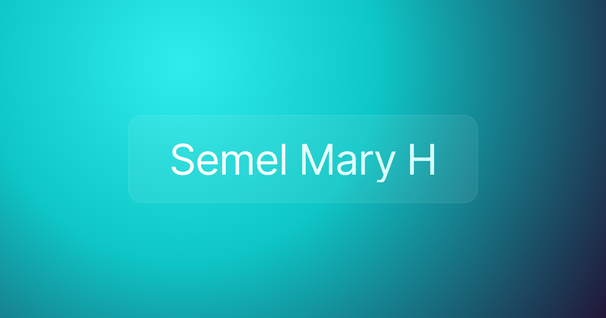 Semel Mary H