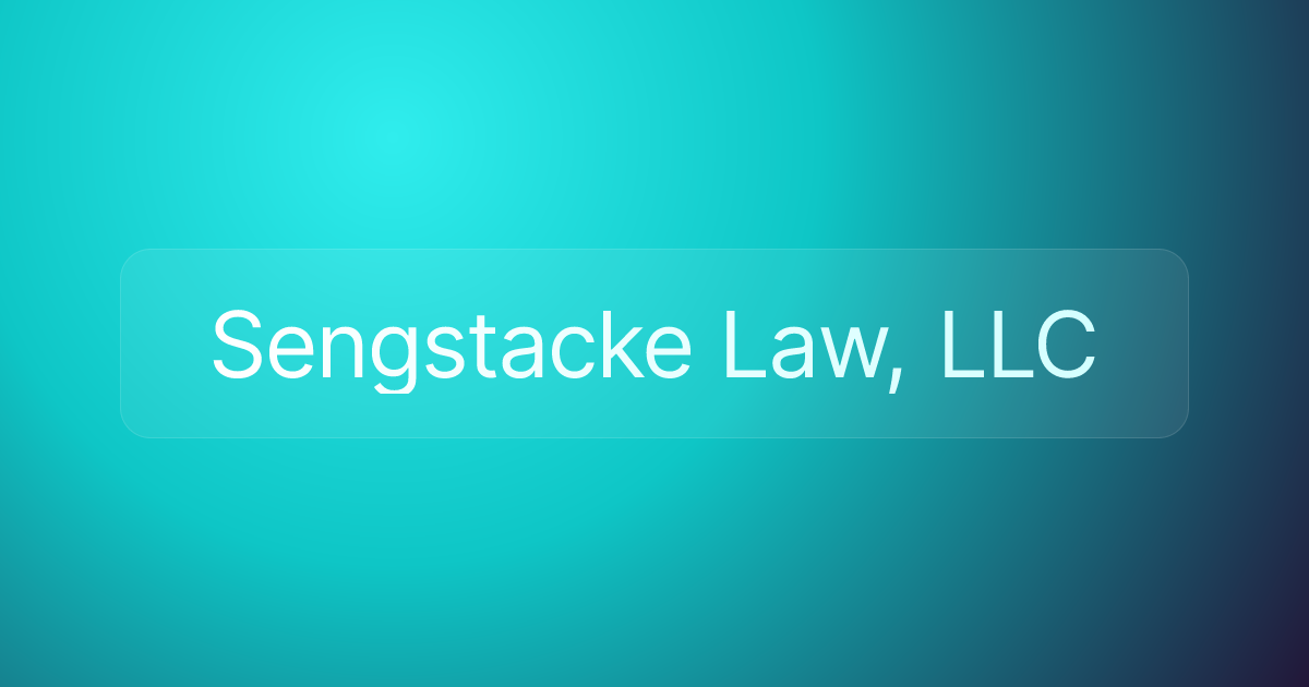 Sengstacke Law, LLC