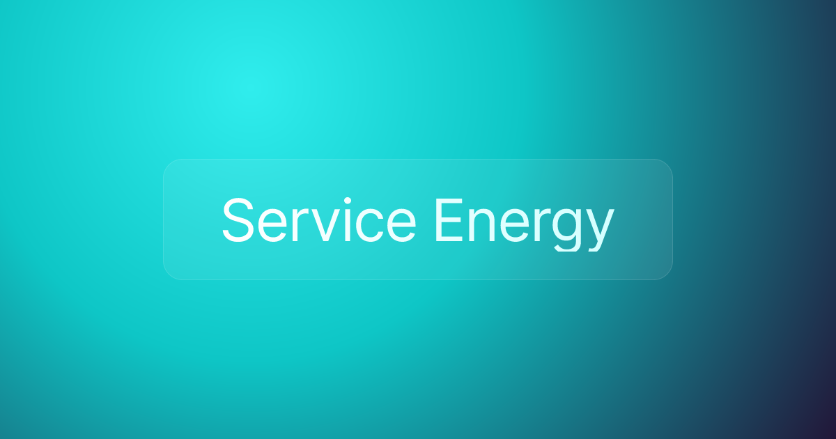 Service Energy