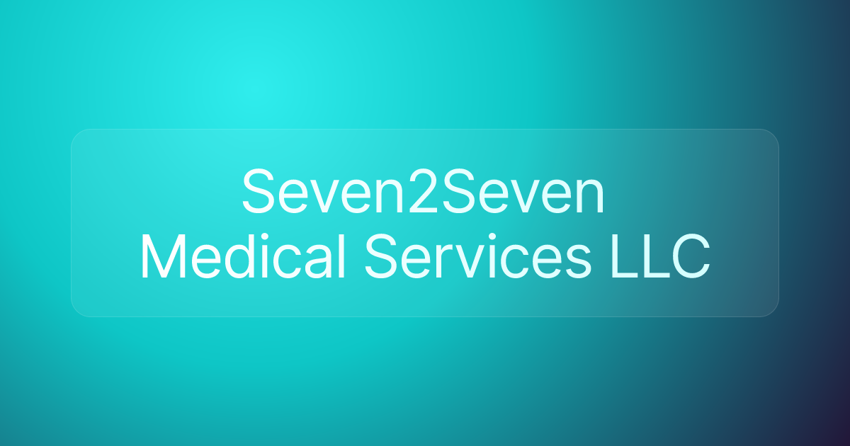 Seven2Seven Medical Services LLC