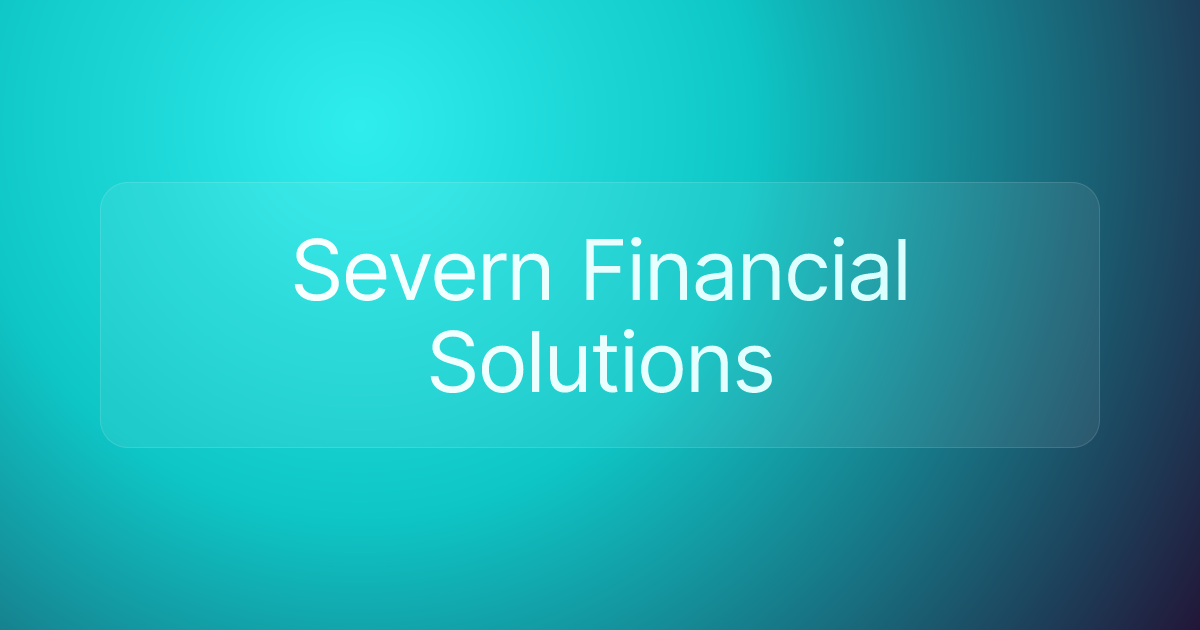 Severn Financial Solutions