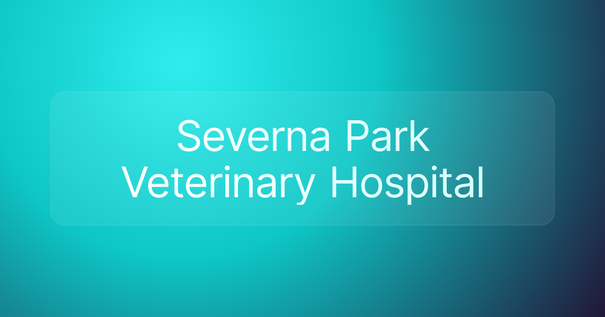 Severna Park Veterinary Hospital