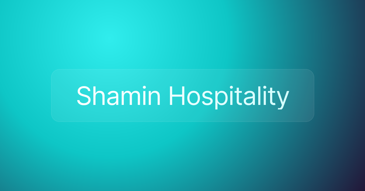 Shamin Hospitality