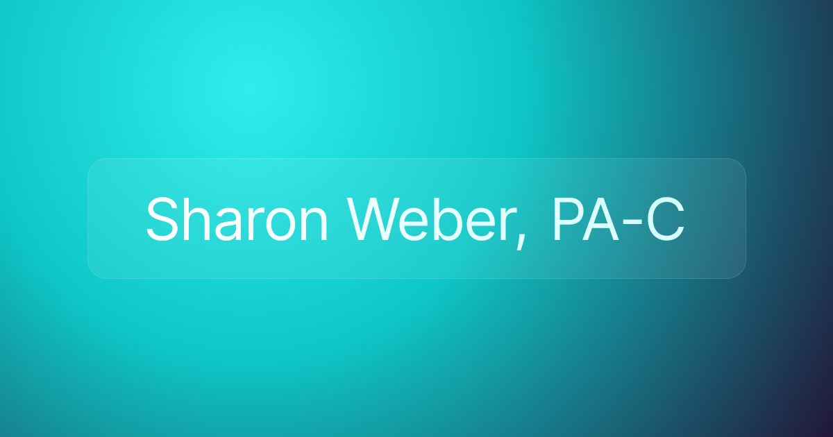 Sharon Weber, PA-C