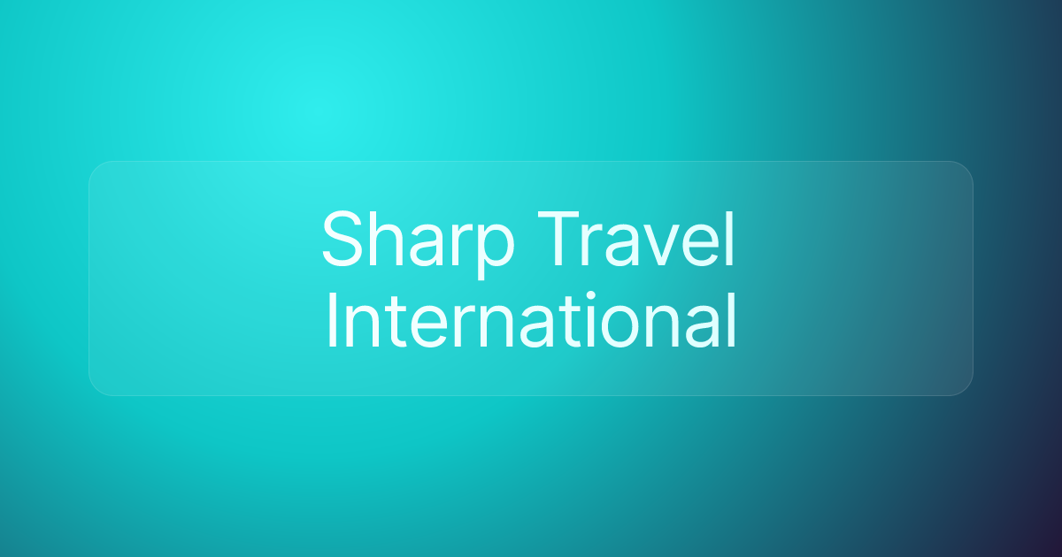 Sharp Travel International