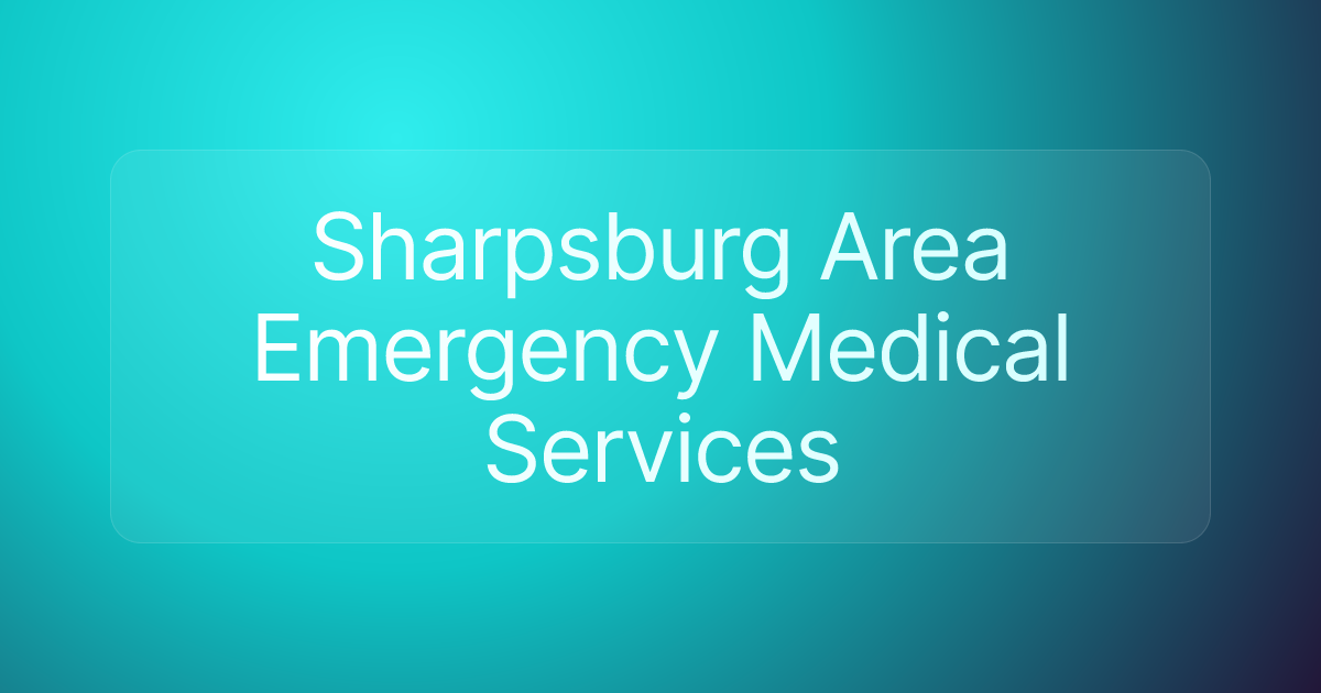 Sharpsburg Area Emergency Medical Services