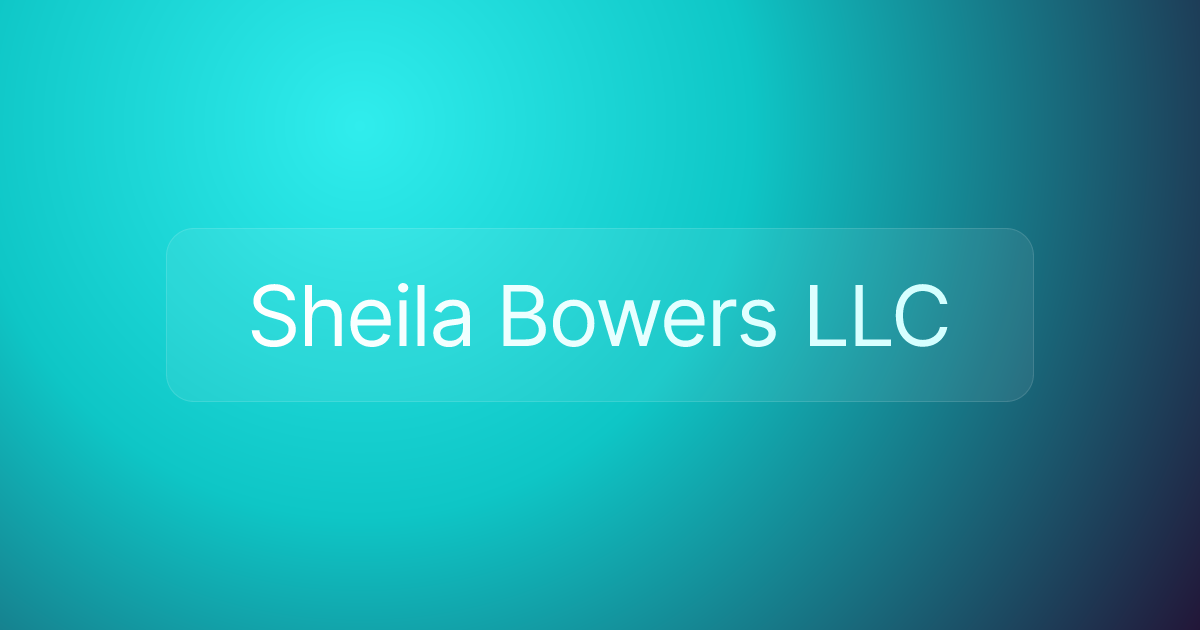 Sheila Bowers LLC