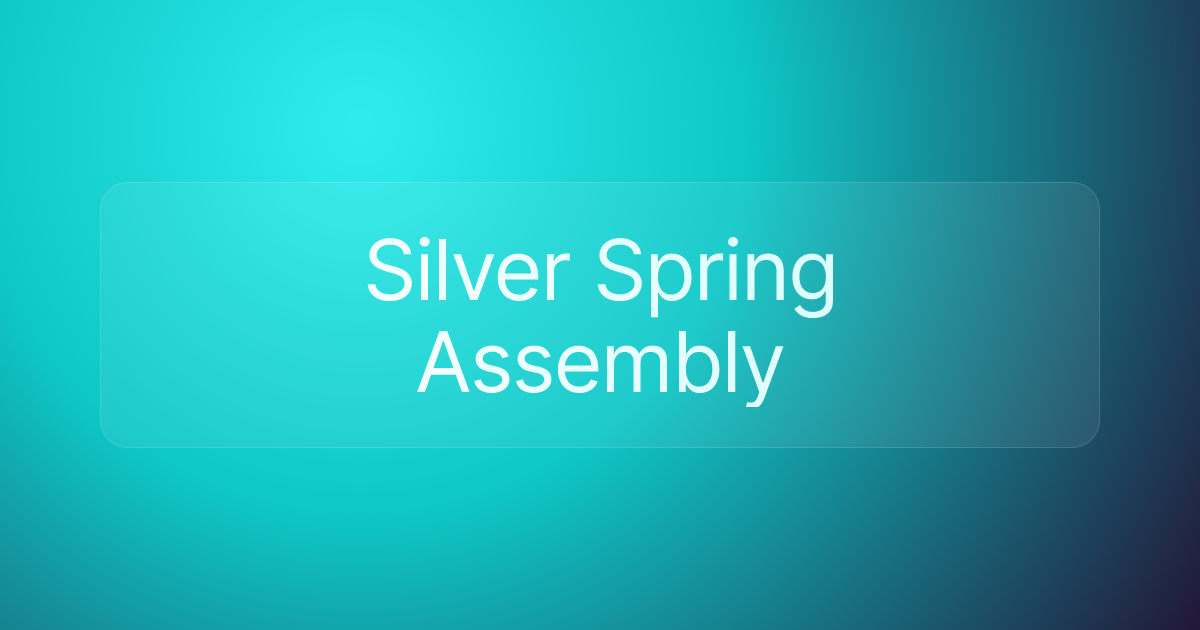 Silver Spring Assembly