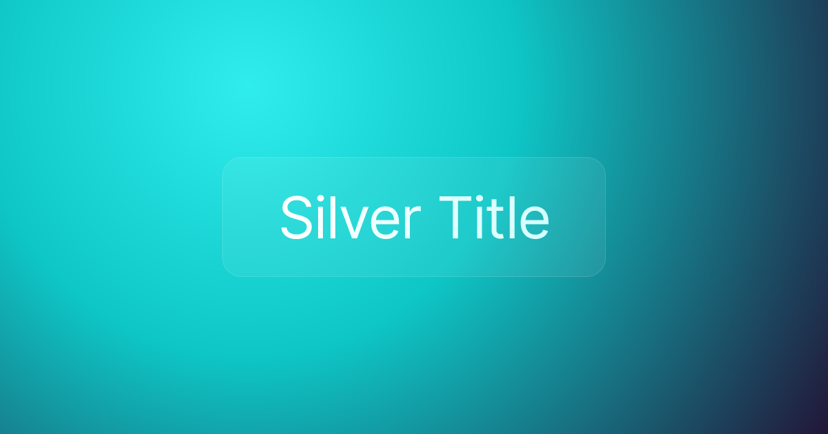 Silver Title