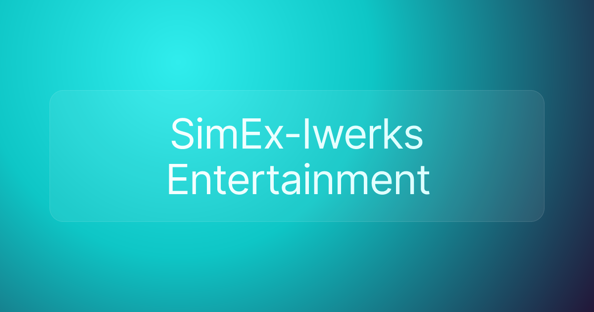 SimEx-Iwerks Entertainment