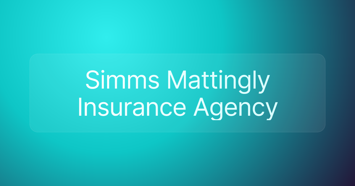 Simms Mattingly Insurance Agency