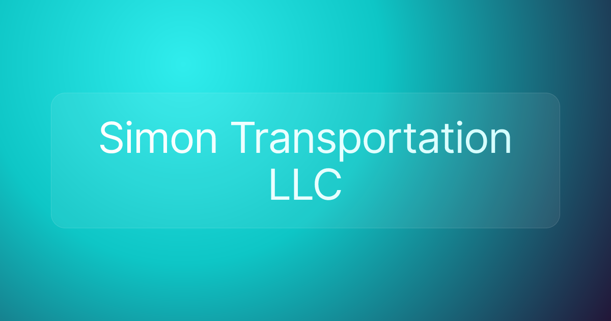 Simon Transportation LLC