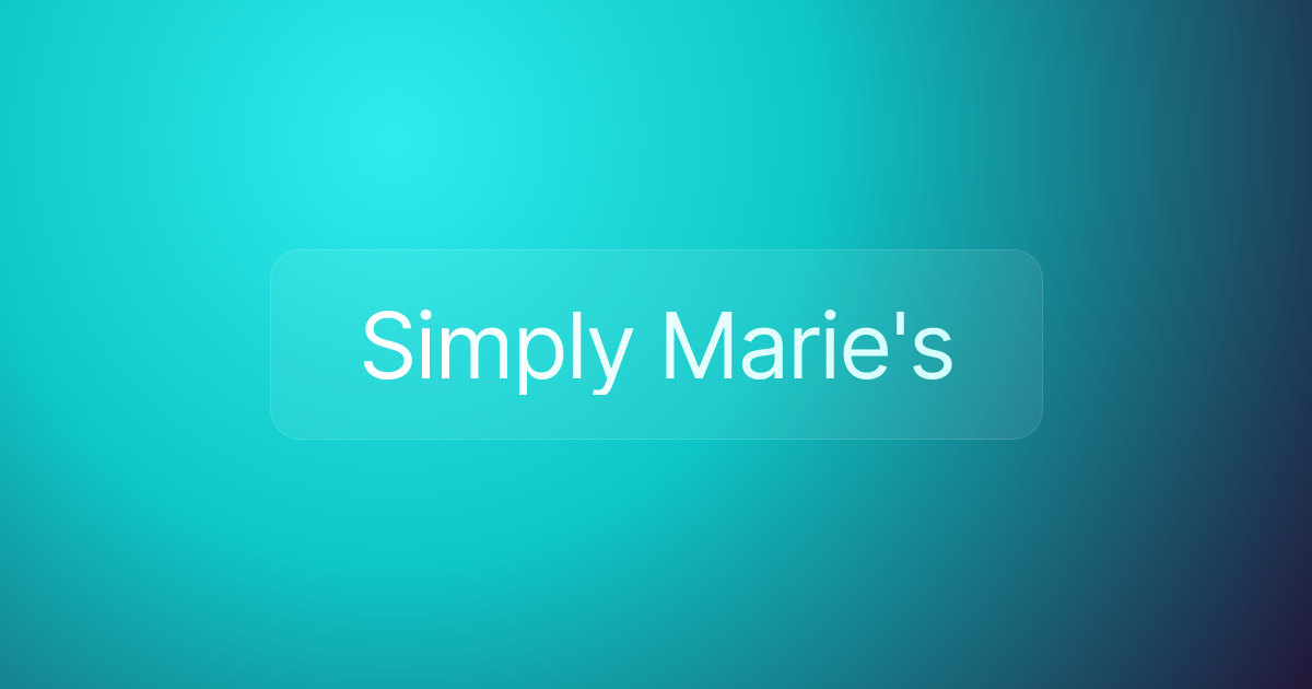 Simply Marie's